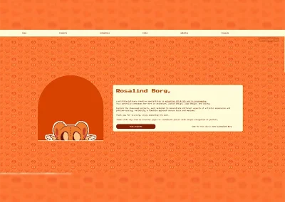 Site web Portfolio — Rosalind Borg